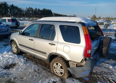 2004 Honda Cr-V Ex из США, поврежденный, VIN SHSRD78884U243733